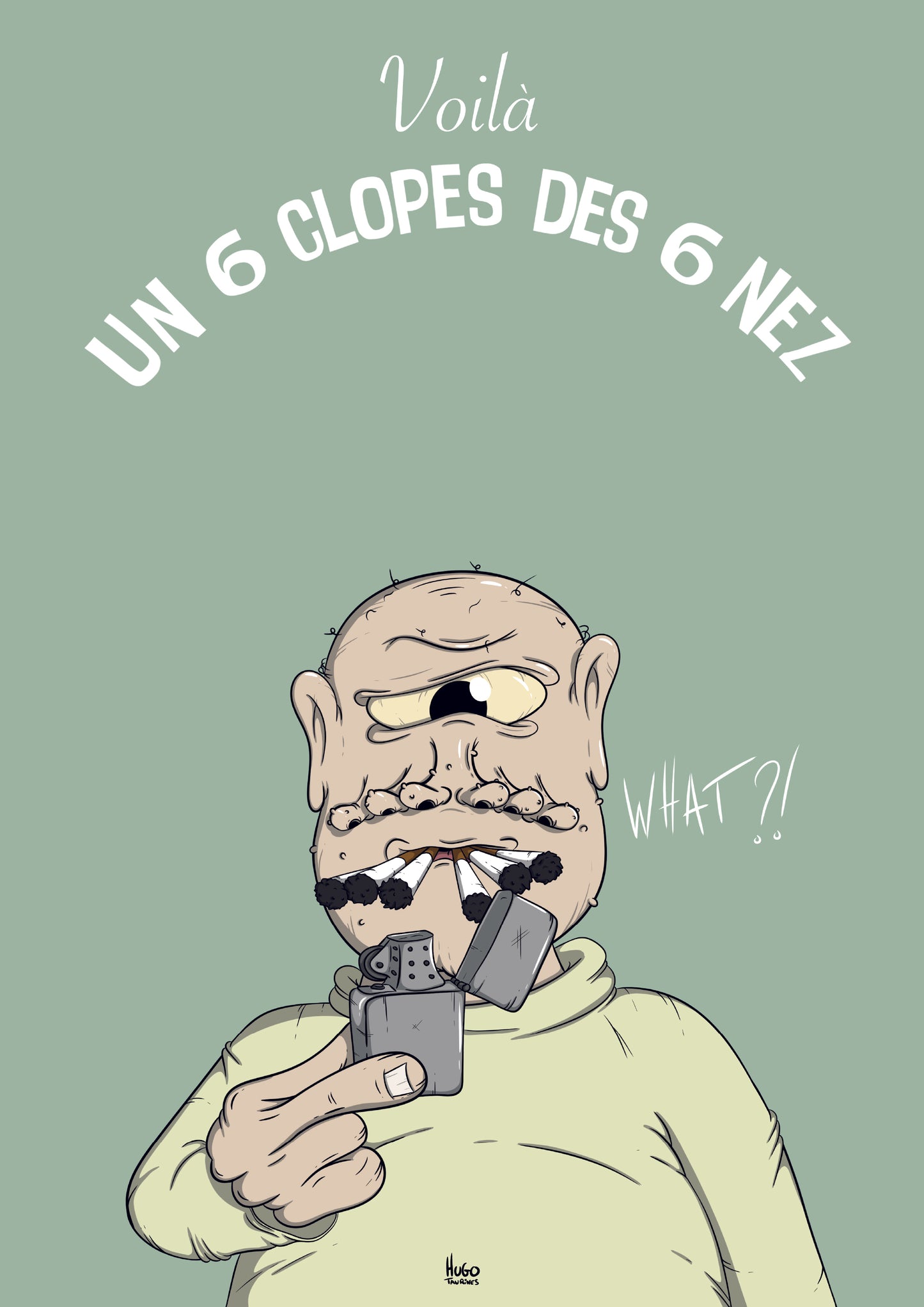 Print "6 clopes" A4
