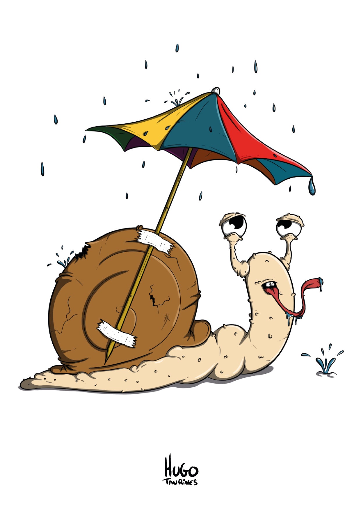 Carte " Snail Art " A6