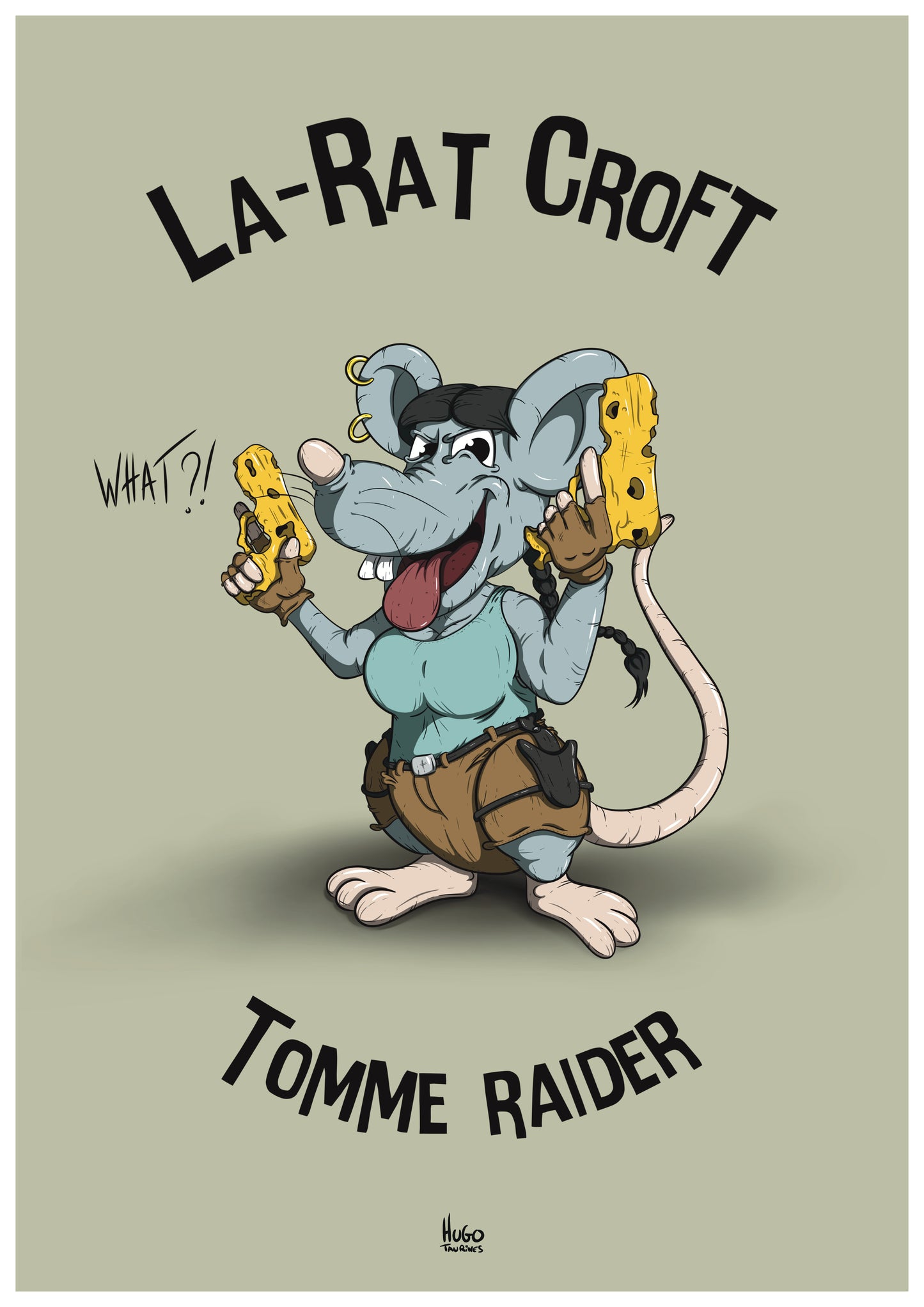 Print "La-Rat Croft" A4