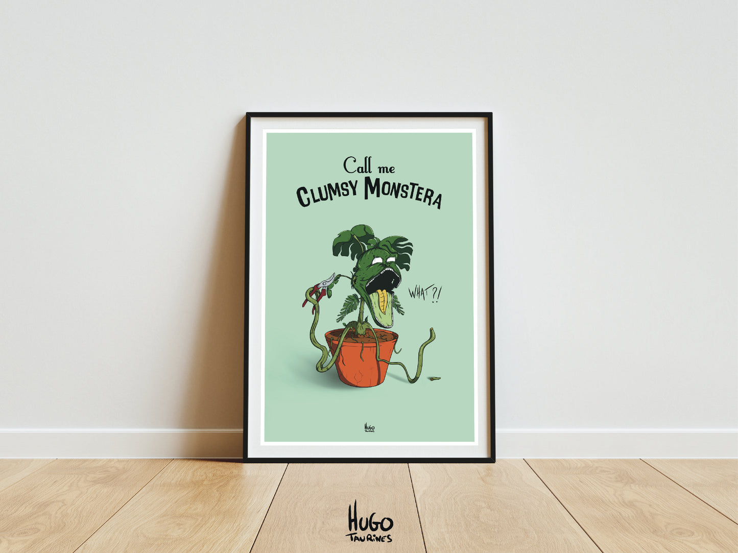 Print "Clumsy Monstera" A4