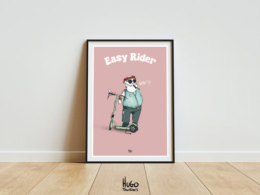 Print "Easy Rider" A4