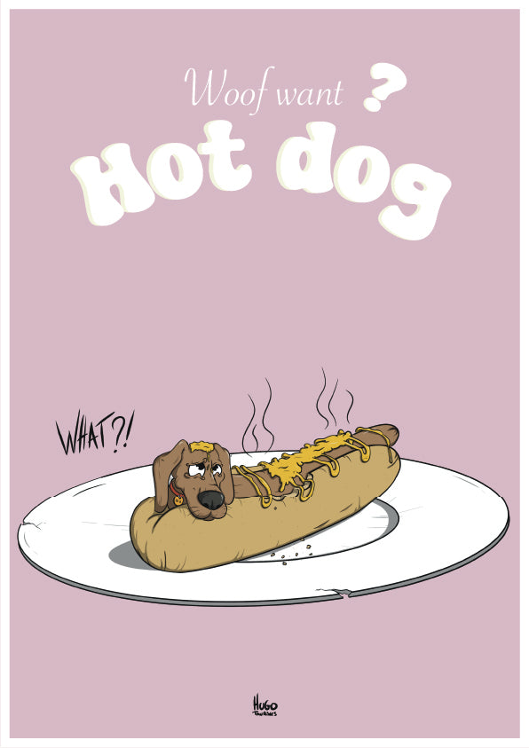 Print "Hot-Dog" A4